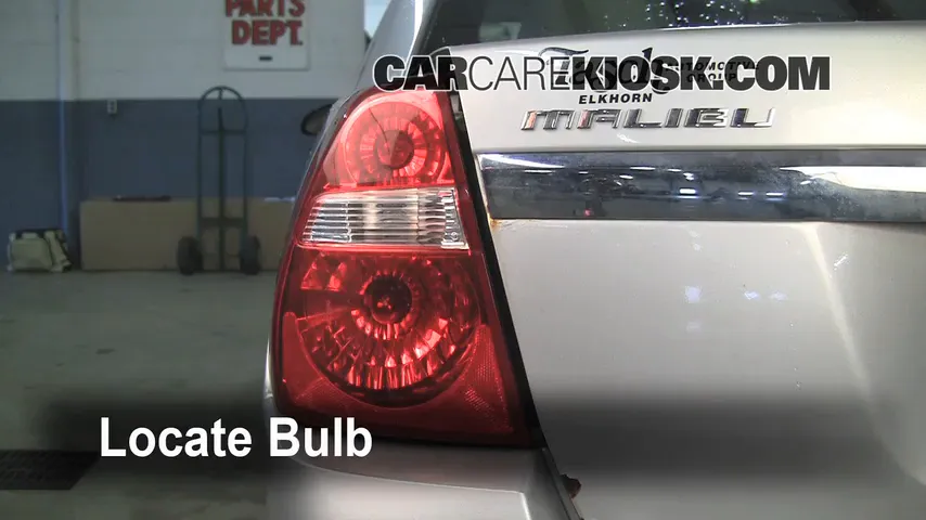 2005 Chevrolet Malibu 2.2L 4 Cyl. Lights Reverse Light (replace bulb)